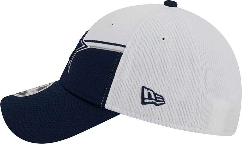 Dallas Cowboys New Era 2023 Sideline 9FORTY Adjustable Hat - White/Navy