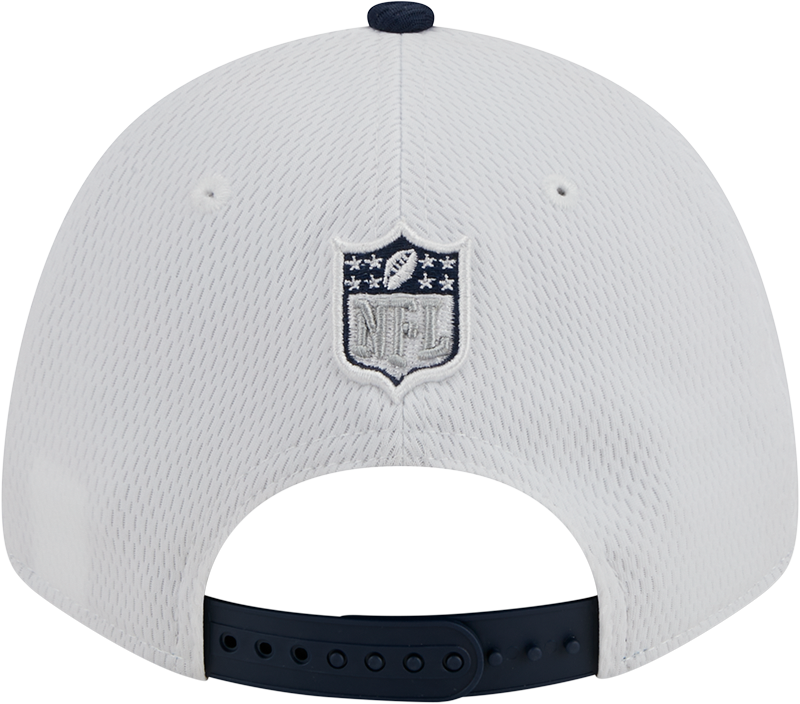 Dallas Cowboys New Era 2023 Sideline 9FORTY Adjustable Hat - White/Navy