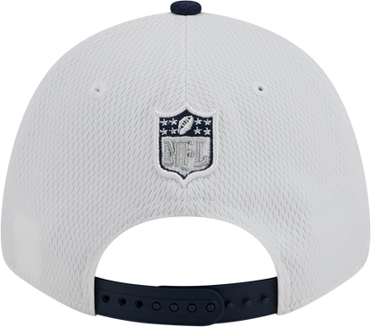 Dallas Cowboys New Era 2023 Sideline 9FORTY Adjustable Hat - White/Navy