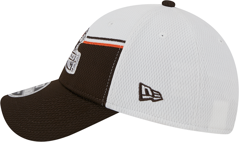 Cleveland Browns New Era 2023 Sideline 9FORTY Adjustable Hat - White/Brown