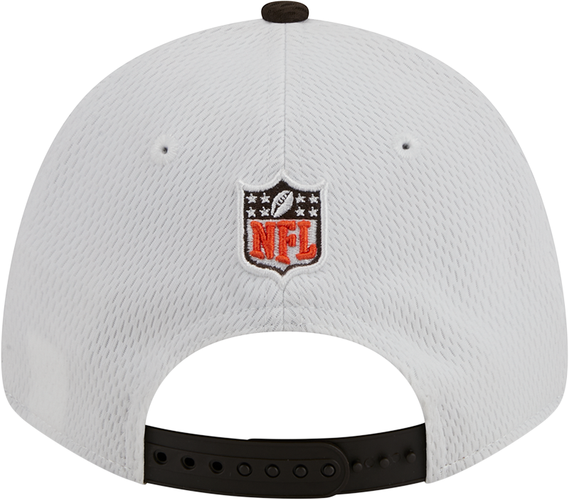 Cleveland Browns New Era 2023 Sideline 9FORTY Adjustable Hat - White/Brown