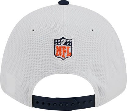 Denver Broncos New Era 2023 Sideline 9FORTY Adjustable Hat - White/Navy