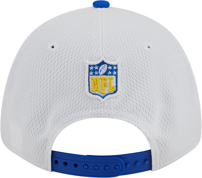 Los Angeles Rams New Era 2023 Sideline 9FORTY Adjustable Hat - White/Royal