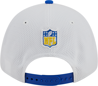 Los Angeles Rams New Era 2023 Sideline 9FORTY Adjustable Hat - White/Royal