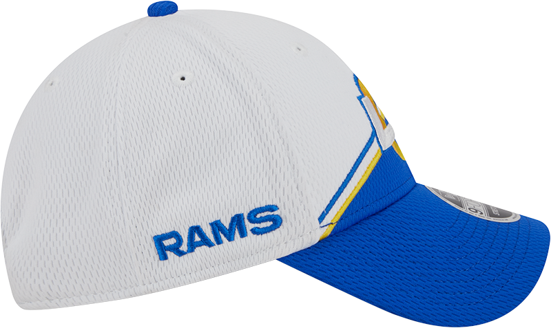 Los Angeles Rams New Era 2023 Sideline 9FORTY Adjustable Hat - White/Royal