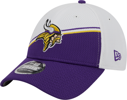 Minnesota Vikings New Era 2023 Sideline 9FORTY Adjustable Hat - White/Purple