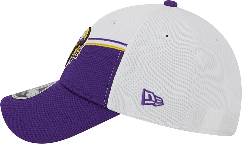 Minnesota Vikings New Era 2023 Sideline 9FORTY Adjustable Hat - White/Purple