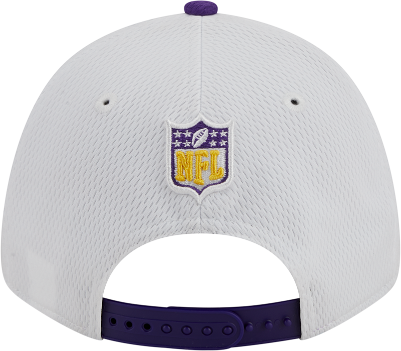 Minnesota Vikings New Era 2023 Sideline 9FORTY Adjustable Hat - White/Purple