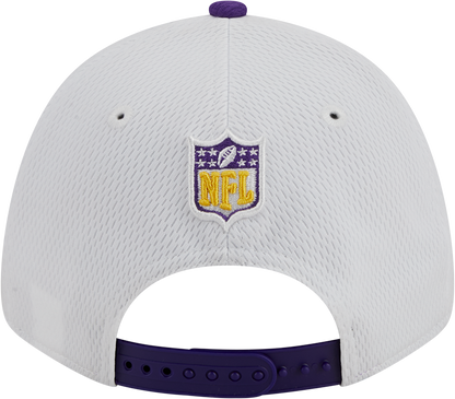 Minnesota Vikings New Era 2023 Sideline 9FORTY Adjustable Hat - White/Purple