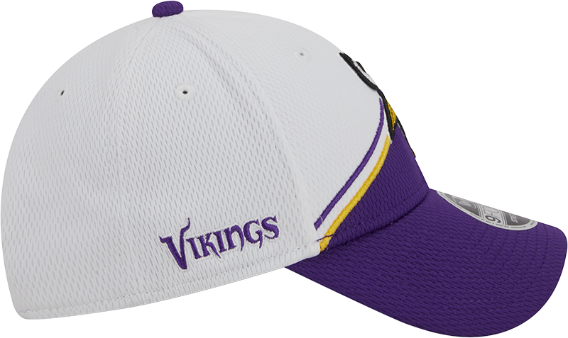 Minnesota Vikings New Era 2023 Sideline 9FORTY Adjustable Hat - White/Purple