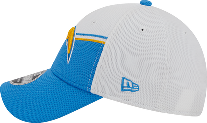 Los Angeles Chargers New Era 2023 Sideline 9FORTY Adjustable Hat - White/Powder Blue