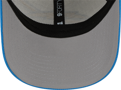 Los Angeles Chargers New Era 2023 Sideline 9FORTY Adjustable Hat - White/Powder Blue