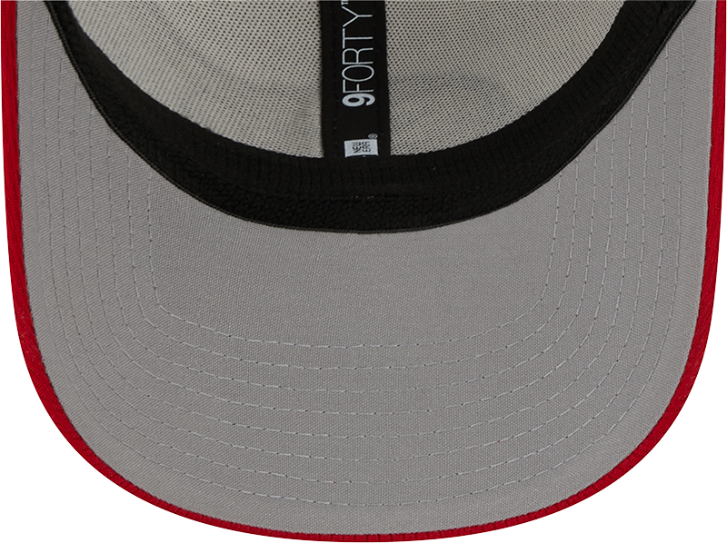 San Francisco 49ers New Era 2023 Sideline 9FORTY Adjustable Hat - White/Scarlet