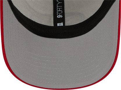 San Francisco 49ers New Era 2023 Sideline 9FORTY Adjustable Hat - White/Scarlet