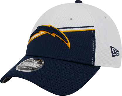 Los Angeles Chargers New Era 2023 Sideline 9FORTY Adjustable Hat - White/Navy