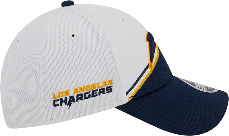 Los Angeles Chargers New Era 2023 Sideline 9FORTY Adjustable Hat - White/Navy