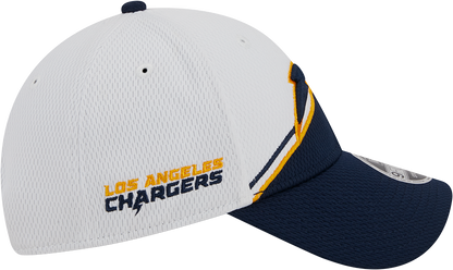 Los Angeles Chargers New Era 2023 Sideline 9FORTY Adjustable Hat - White/Navy