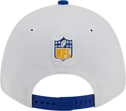 Los Angeles Chargers New Era 2023 Sideline 9FORTY Adjustable Hat - White/Royal