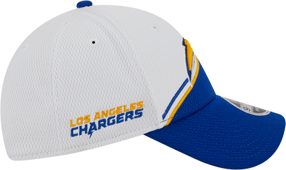 Los Angeles Chargers New Era 2023 Sideline 9FORTY Adjustable Hat - White/Royal