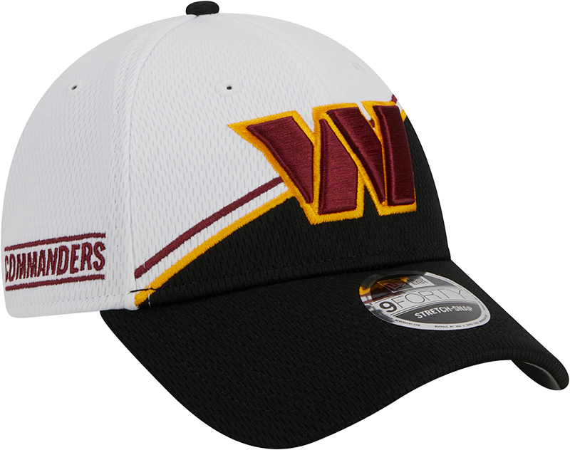 Washington Commanders New Era 2023 Sideline 9FORTY Adjustable Hat - White/Black