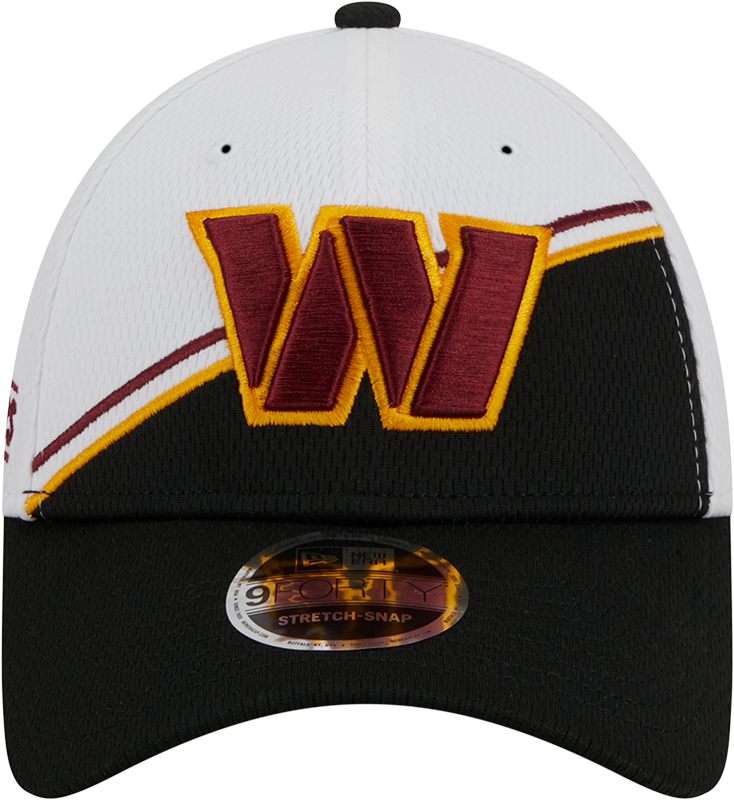 Washington Commanders New Era 2023 Sideline 9FORTY Adjustable Hat - White/Black