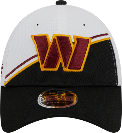 Washington Commanders New Era 2023 Sideline 9FORTY Adjustable Hat - White/Black