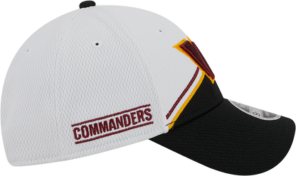 Washington Commanders New Era 2023 Sideline 9FORTY Adjustable Hat - White/Black