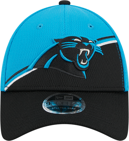 Carolina Panthers New Era 2023 Sideline 9FORTY Adjustable Hat - Blue/Black