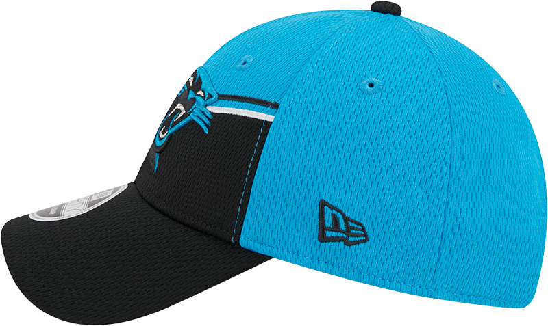 Carolina Panthers New Era 2023 Sideline 9FORTY Adjustable Hat - Blue/Black