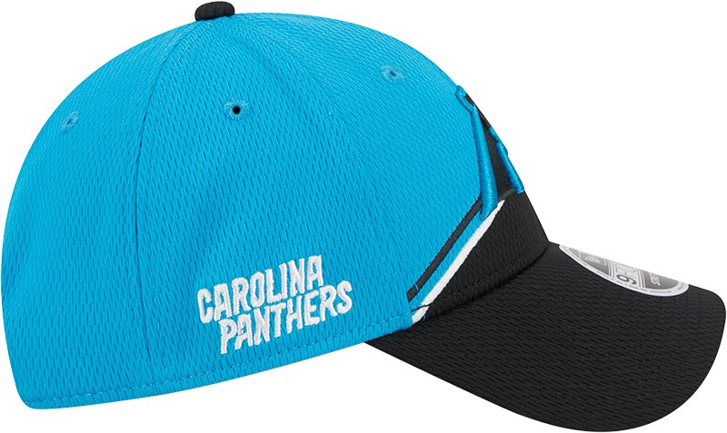 Carolina Panthers New Era 2023 Sideline 9FORTY Adjustable Hat - Blue/Black