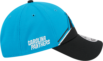 Carolina Panthers New Era 2023 Sideline 9FORTY Adjustable Hat - Blue/Black