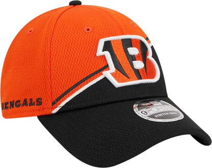 Cincinnati Bengals New Era 2023 Sideline 9FORTY Adjustable Hat - Orange/Black