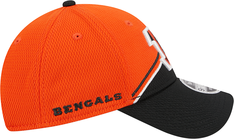 Cincinnati Bengals New Era 2023 Sideline 9FORTY Adjustable Hat - Orange/Black