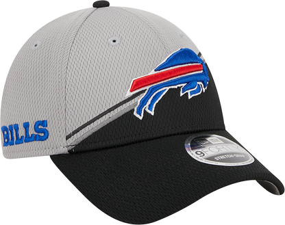 Buffalo Bills New Era 2023 Sideline 9FORTY Adjustable Hat - Gray/Black