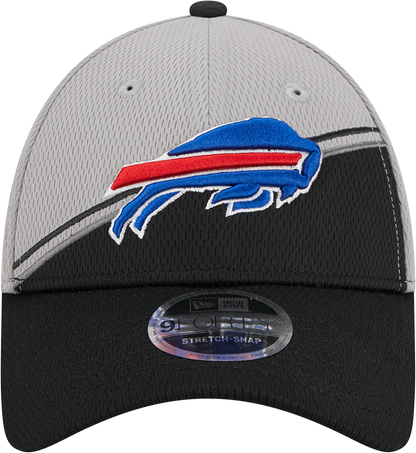 Buffalo Bills New Era 2023 Sideline 9FORTY Adjustable Hat - Gray/Black