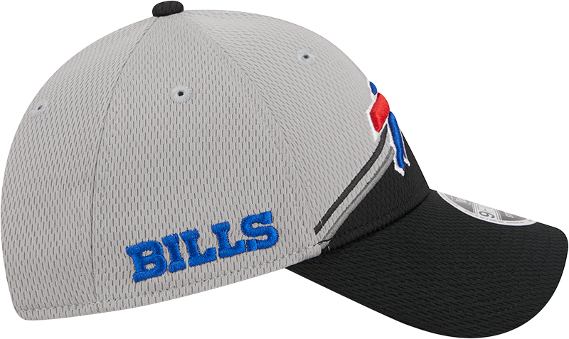 Buffalo Bills New Era 2023 Sideline 9FORTY Adjustable Hat - Gray/Black