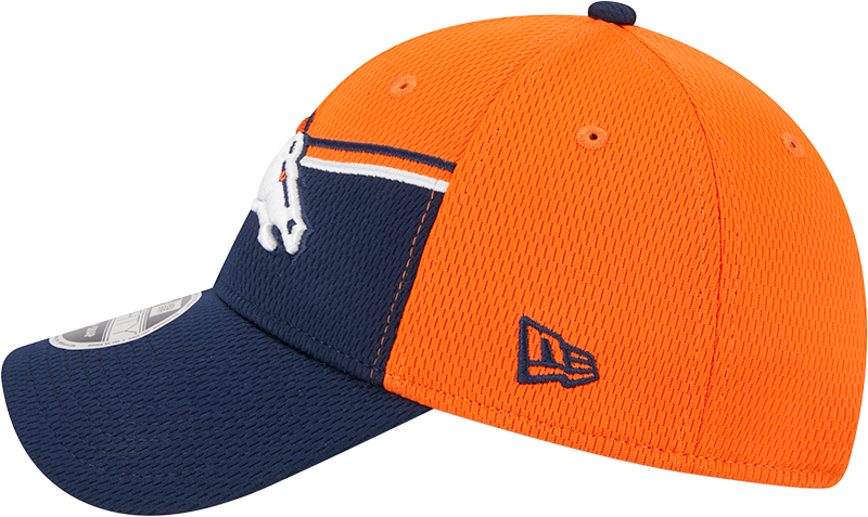 Denver Broncos New Era 2023 Sideline 9FORTY Adjustable Hat - Orange/Navy