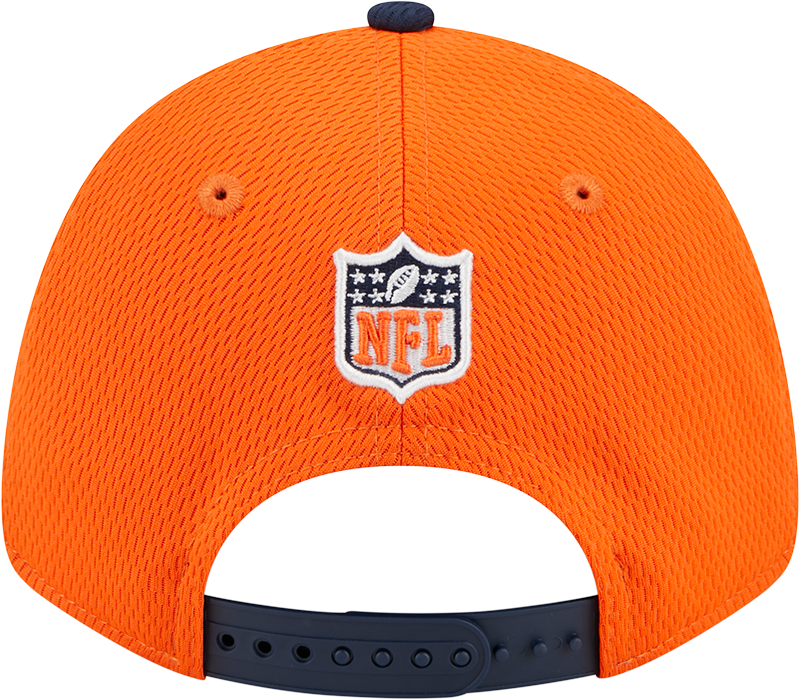 Denver Broncos New Era 2023 Sideline 9FORTY Adjustable Hat - Orange/Navy