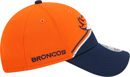 Denver Broncos New Era 2023 Sideline 9FORTY Adjustable Hat - Orange/Navy