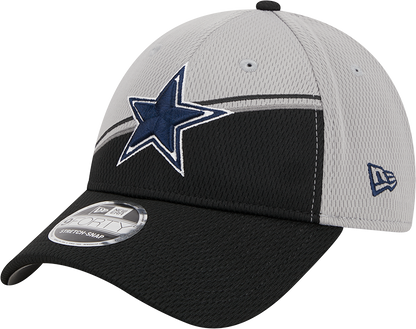 Dallas Cowboys New Era 2023 Sideline 9FORTY Adjustable Hat - Gray/Black