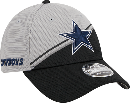 Dallas Cowboys New Era 2023 Sideline 9FORTY Adjustable Hat - Gray/Black