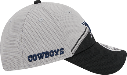 Dallas Cowboys New Era 2023 Sideline 9FORTY Adjustable Hat - Gray/Black