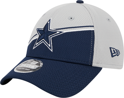 Dallas Cowboys New Era 2023 Sideline 9FORTY Adjustable Hat - Gray/Navy