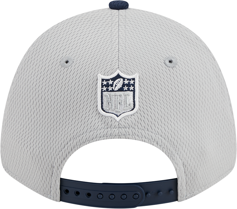 Dallas Cowboys New Era 2023 Sideline 9FORTY Adjustable Hat - Gray/Navy