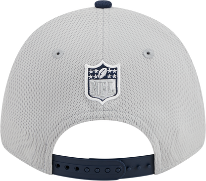 Dallas Cowboys New Era 2023 Sideline 9FORTY Adjustable Hat - Gray/Navy