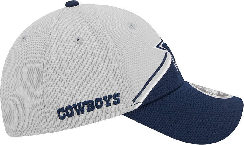 Dallas Cowboys New Era 2023 Sideline 9FORTY Adjustable Hat - Gray/Navy