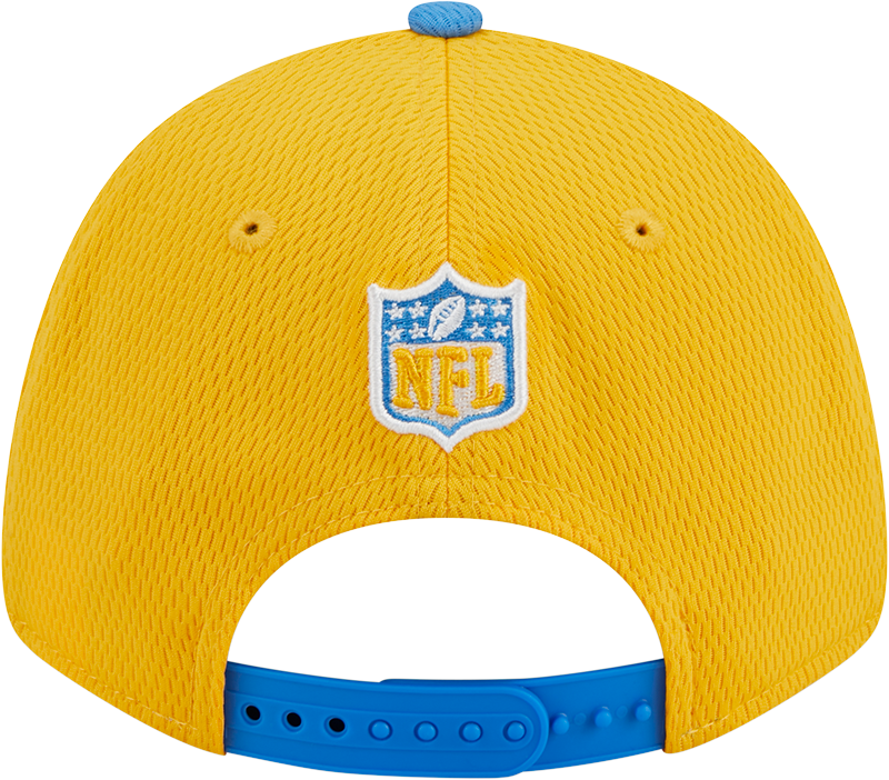 Los Angeles Chargers New Era 2023 Sideline 9FORTY Adjustable Hat - Gold/Powder Blue