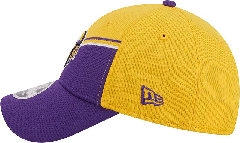 Minnesota Vikings New Era 2023 Sideline 9FORTY Adjustable Hat - Gold/Purple