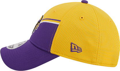 Minnesota Vikings New Era 2023 Sideline 9FORTY Adjustable Hat - Gold/Purple