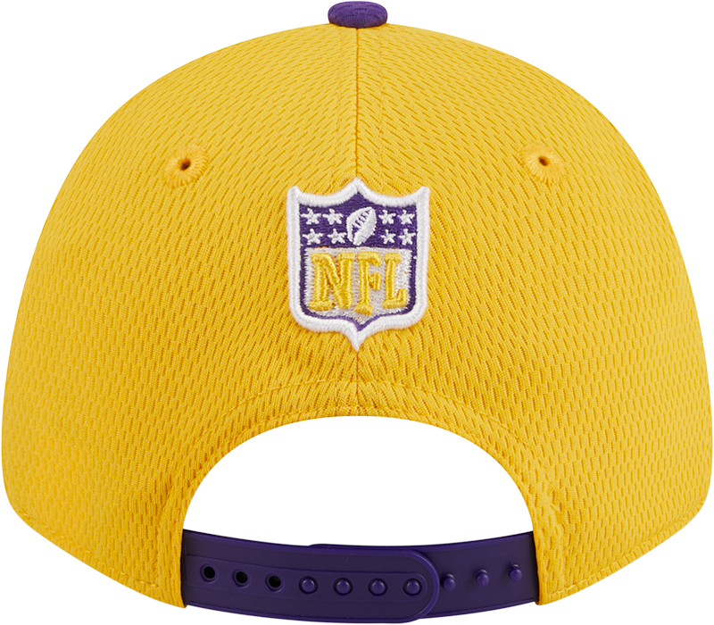 Minnesota Vikings New Era 2023 Sideline 9FORTY Adjustable Hat - Gold/Purple